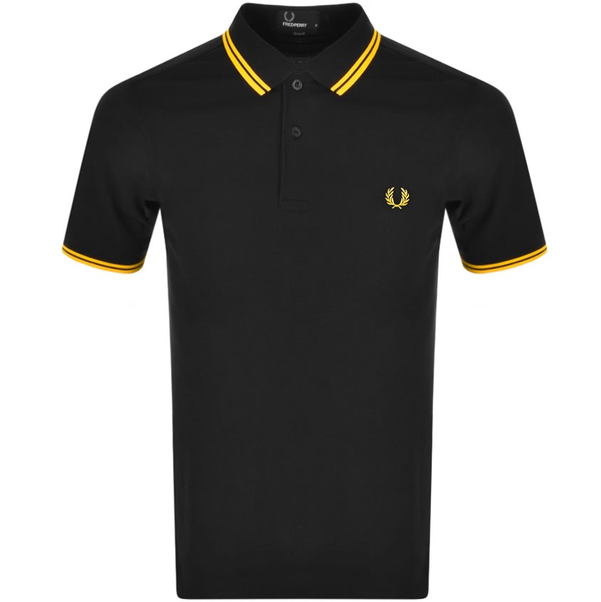 Alternative Image for ProductFred Perry Twin Tipped Polo T Shirt Black1